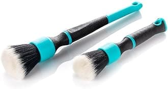 TriGrip Ultra-Soft Detailing Brush Set - Scratch-Free Cleaning for Exterior, Interior Panels, Emblems, Badges, Gauges, Infotainment Screen - Octane Riptide