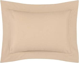 Yves Delorme Triomphe Dune Boudoir 12 x 17 in Sham - Extra Soft and Warm Luxury Sheets, 100% Natural Organic French Bed Linens - Breathable and Durable