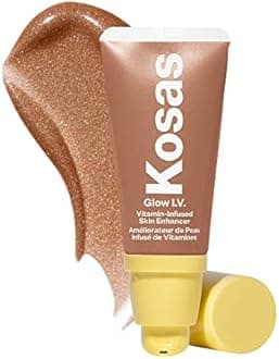 Kosas Glow I.V. Vitamin-Infused Skin Enhancer Face Makeup - Tinted Beauty Highlighter for a Healthy Glow - Awaken