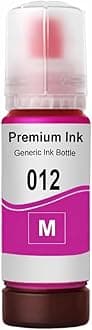 CANOFF 011 & 012 Refill Ink Bottle Compatible with Epson Model L8180 and L8160 Printer (Magenta)