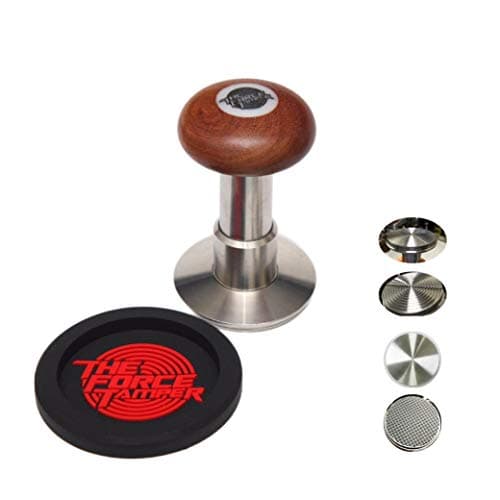 The Force Tamper Automatic Impact Coffee Tamper Adjustable Const Pressure and Autoleveling Tri-Distribut Set New (Mush, 58.5mm)