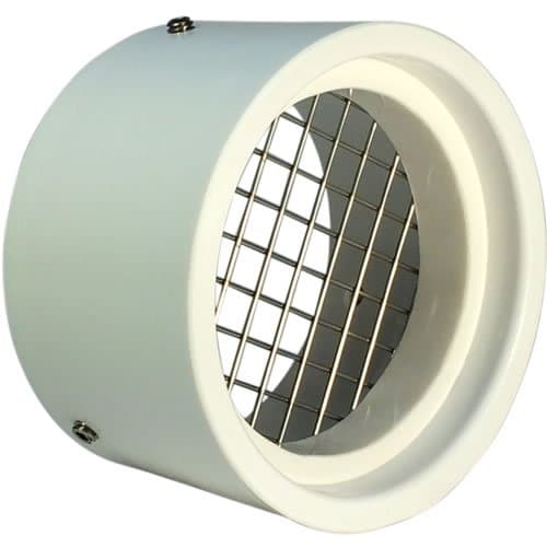 2" PVC Vent Cap Cover with Screen SVC-RS2