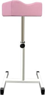 Pedicure Foot Rest,Adjustable Height Pedicure Stool,Pedicure Stand for Home Salon,Tattoo,Nail Tech(Pink)