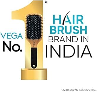 VEGA Hot Curl Brush Medium, black, 125 g & VEGA Premium Collection Mini Paddle Hair Brush for Men & Women, (8586 M)