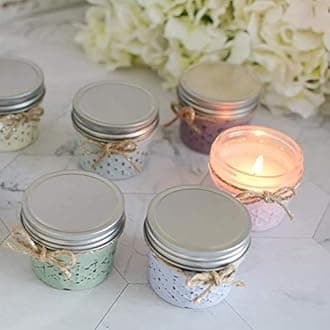 Ash & Roh® - Clear Glass Jar And Container With Air Tight Lid Storage of Spices and Dry Fruit (100 ML BABY JAR, 4)