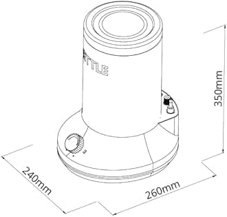 QETTLE Original 4-in-1 Instant Boiling Water Tap | True Boiling, Filtered Cold, Mains Hot & Cold (Gold, 4 Litre Boiler)