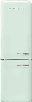 Smeg FAB32 Retro Refrigerator – 50s Style Fridge with Bottom Freezer, No-Frost, LED Display & Lighting, LifePlus Zone, Multi-Airflow – 12.2 cu ft – Pastel Green - Made in Italy