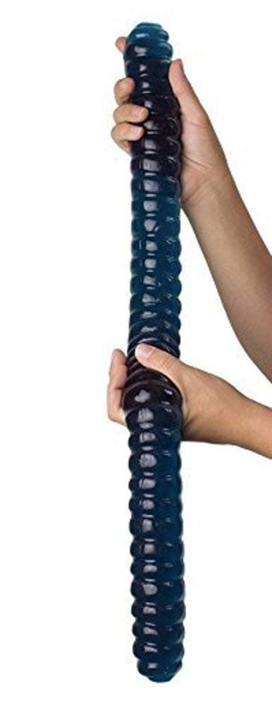 World's Largest Gummy Worm 3 Pound Blue Raspberry