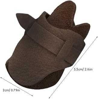 BESPORTBLE Thumb Guard Wood Carving Tools Leather Finger Protector Handmade Carpenter Working Carving Kit Accessories for Carving Archery, 5.50X2.00X2.00CM