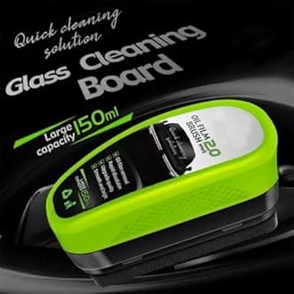 Glass Cleaner,Car Window Cleaning Brush,Universal Glass Cleaning Wipe Board,Glass Cleaning Board for Windshield,Oil Film Cleaning Brush for Car Windows (3pcs)