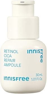 Retinol Cica Repair Ampoule 30ml with Hyaluronic Acid, Korean Face Serum for Reducing Skin Blemishe, Improving Skin texture, Nourishing & Revitalizing, Hydrating, Soothing, & Strengthening