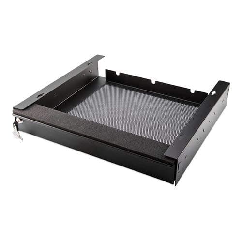 Under Desk Laptop Drawer, Lockable, for 17” Laptops - Premium Sliding Security Drawers - Model EX-6201B