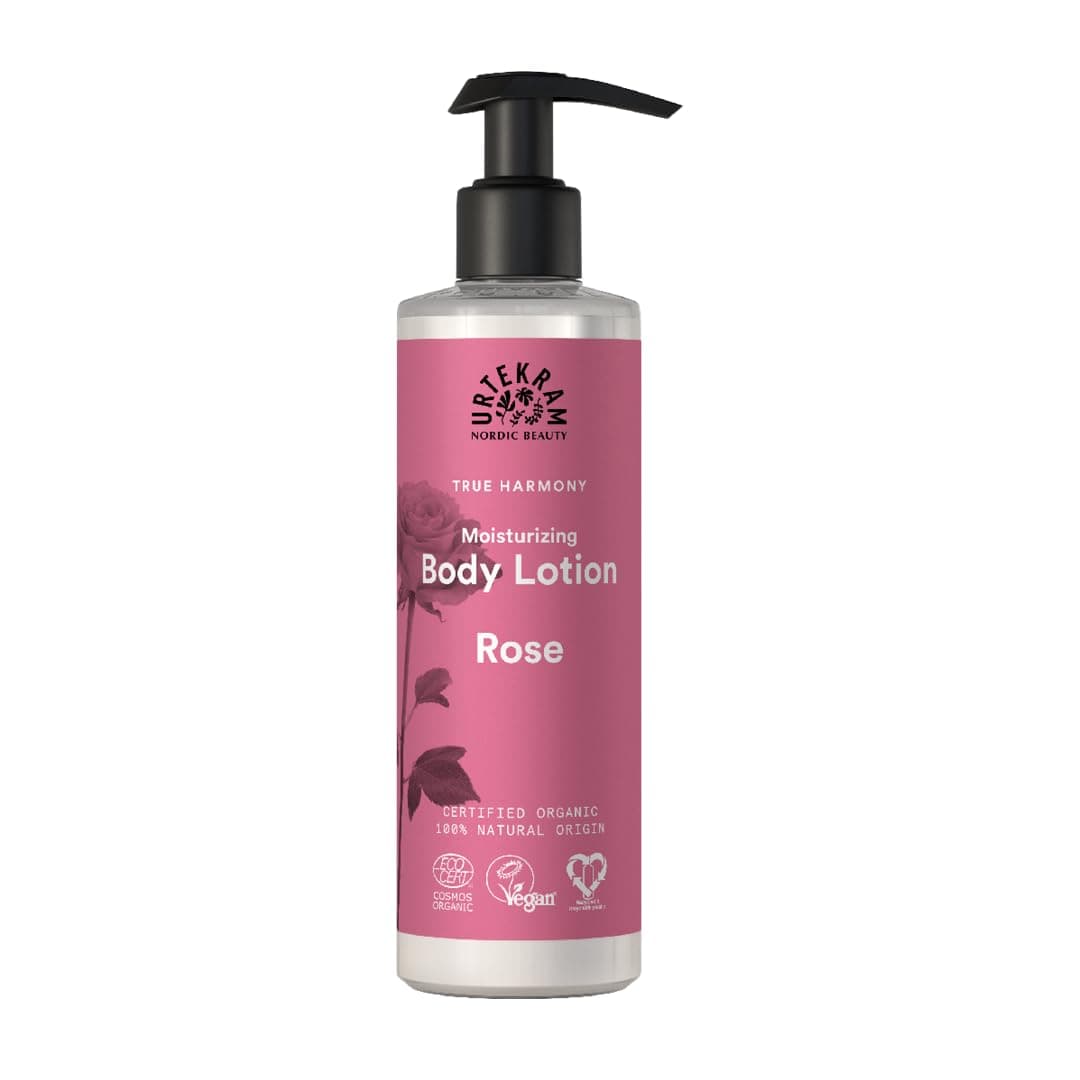 URTEKRAM Rose Body Lotion, 245ml