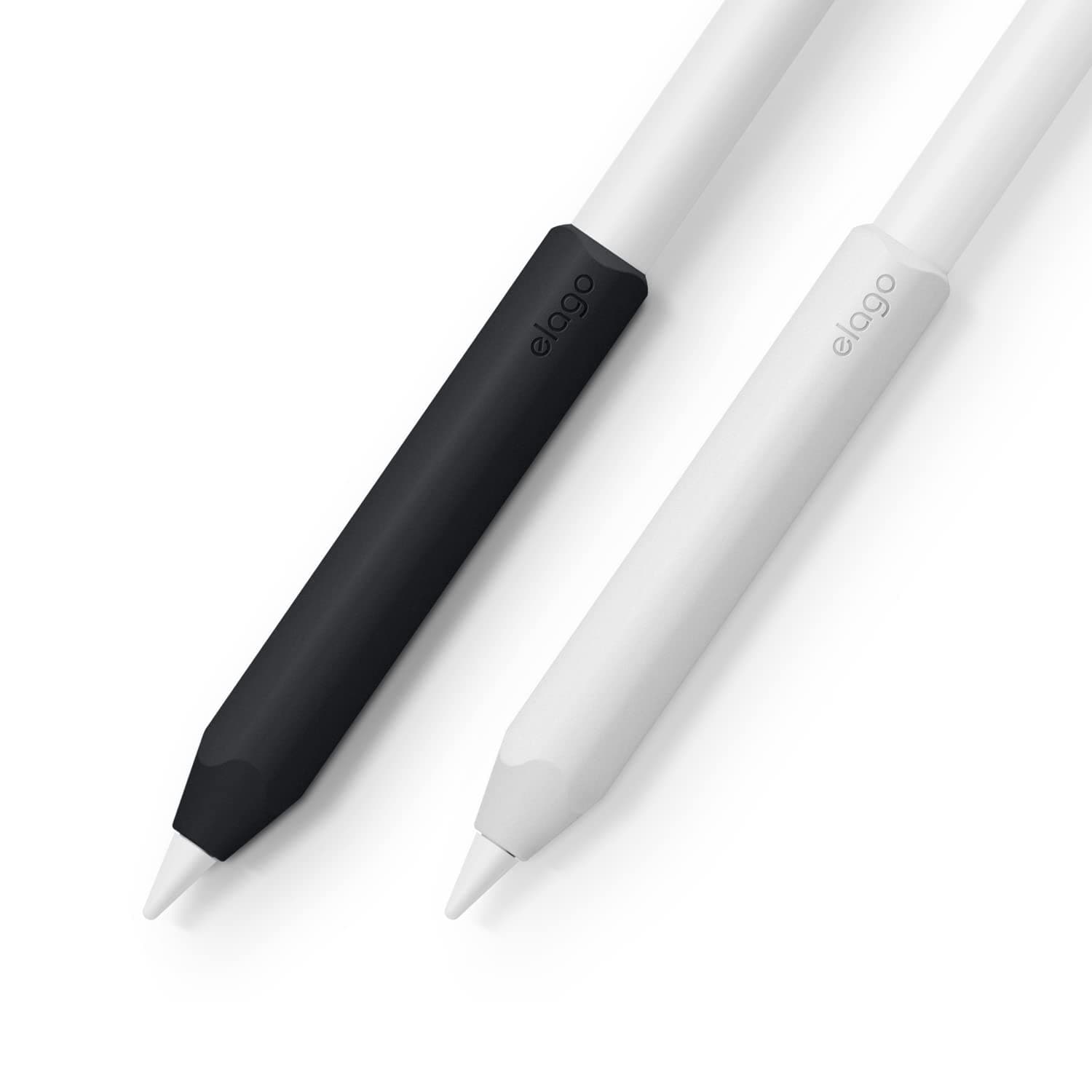 Grip [2 Pack] Compatible with Apple Pencil Pro, Apple Pencil 1st gen, Apple Pencil 2nd gen and Apple Pencil USB-C [Black & White]
