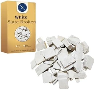 - Slate pencil broken 1KG white slate broken tukda box