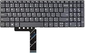 Flex Cable Keyboard for Lenovo L340-15/ L 340-17 Series Laptop L340-15API / L340-15IWL / L340-15 IWL(U) / L340-17 API / L340-17IWL Laptop Grey Color with ON Off Key Feature in Keyboard