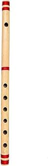 MUSIC MANTRA Flute, C Natural Medium, Premium Bansuri, 19 Inches