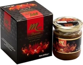 M Plus Turkish Honey Paste with Ginseng and Tribulus 240g Jar