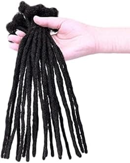 0.4cm 8 inch Human Hair Dreadlock Extensions