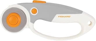 Rotary Cutter Ø45 Mm Loop Titanium Easy Blade Change, With Comfort Handle, Titanium Carbide, Orange/White, 1003861