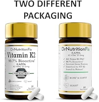 Vitamin K2 Vital® Delta from Balchem Europe (99+% All-Trans MK7 Active Form) | Natural K2 form Plant Origin | Clean Label | Healthy Bone & Heart | First time in India | 60 Servings