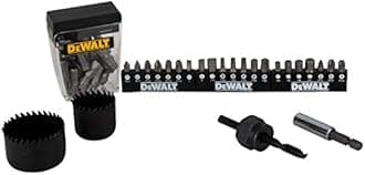 Dewalt DEWD024K DWD024KS 230 Volt Percussion Drill 13 mm with Kitbox, 701 W, Yellow/Black & DT71563-QZ Combination Drill BIT Set 100 Piece Set