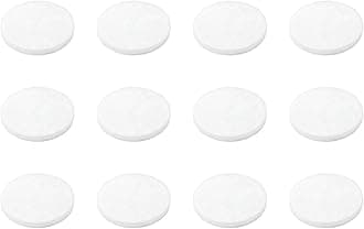 Disposable Replacement Filters Compatible with Omron Healthcare Filters 1/2" NE-C18 NE-C25 C30FL 9930, 12 Pack White