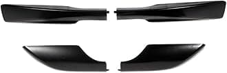 4X Roof Rack End Cover Replace Xa30 Roof Rail Cover Top ABS 4pcs for Toyota for RAV4 2006-2012 Black 160lbs (Maximum Approximately)-Load Capacity PA106589201R
