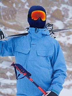 Geyoga Balaclava Face Mask Soft Breathable Multipurpose Windproof Balaclava 1 Hole Knitted Motorcycle Ski Mask for Adult Winter