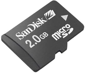 2GB MicroSD / TransFlash Card w/SD Adapter camcorder