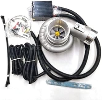 auto parts Universal 12V Electric Turbo Supercharger Kit Thrust Electric Turbocharger Air Filter Intake for car improve speed For cars
