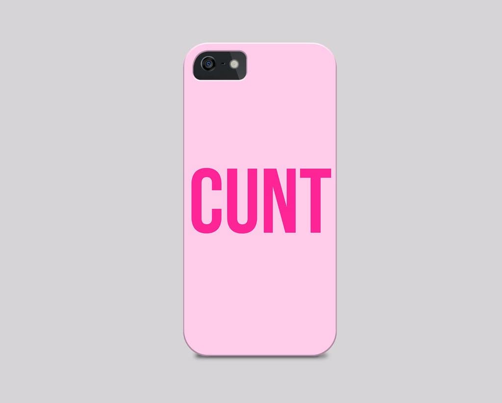 iPhone 6 Plus/iPhone 6S Plus - Hard Plastic Case - Cover ALL Sides - Cunt - Funny - Sassy - Teenager - Pink Wireless Phone Accessory