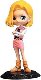 Android 18 Action Figure- Miniature Toy Figure (Doll) Special Edition for Car Dashboard, Decoration, Cake, Office Desk & Study Table (Pack of 1) (Height- 15cm)