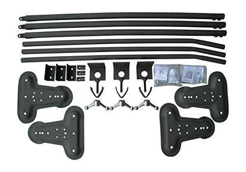 Best Stabilizer System for 5th Wheel, and Travel Trailers Without Auto Leveling - 4 Foot Plates- Item B, Up to 95% Movement reductionl