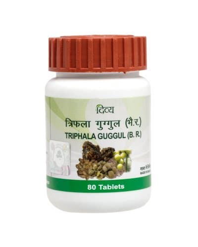 Divya Triphala Guggul 80 tablets Pack by Patanjali