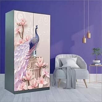 Self Adhesive Wallpaper Wall Sticker for Almirah/Wardrobe_2