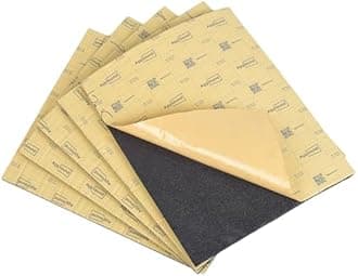 Sound Deadening Mat 394mil(10 mm) 7.1sqft - Closed Cell Foam Car Sound Deadening Material - Self-Adhesive Hood Insulation Heat Shield Auto Sound Dampening