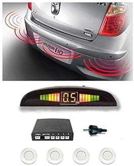 Reverse Car Parking Sensor LED Display WHITE (Universal)Maruti Suzuki Spresso