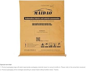 Maidao Custom Car Floor Mats for Jaguar XF XE XJ XK E-Pace F-Pace F-Type X-Type I-Pace Floor Liner,PU Leather All-Weather Waterproof Right Hand Drive (Orange