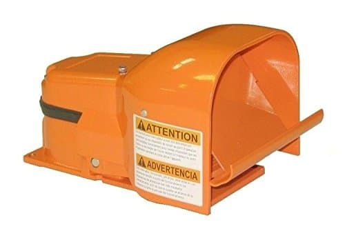 SSC Controls G500-MO-GT Foot Switch with Front Gate, Electrical, Momentary Action, Heavy Duty, Single Pedal, Industrial, SPDT