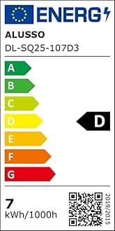 ALUSSO IP65 LED Downlights Dimmable 7W Slim Recessed Ceiling Lights, 3CCT 3000K Warm 4000K Neutral 6500K Cool Adjustable Bathroom Spotlights, Brushed Nickel, 12 Pack