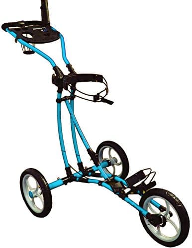3 Wheel Freestyle Easy Fold Foldable Golf Push Cart