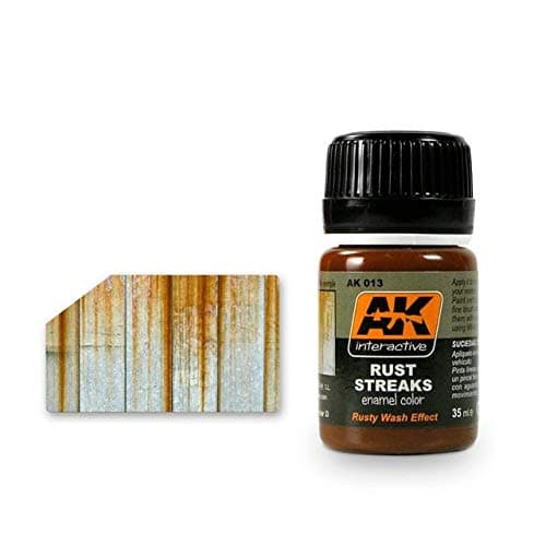 AK-Interactive Rust Streaks - 35ml / 1.18 fl oz Jar - Model Building Paint and Tools #013