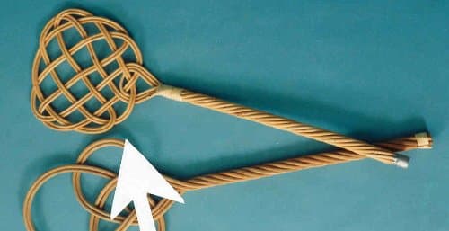 Locker Germany Carpet-Beater Rattan Double Stranded