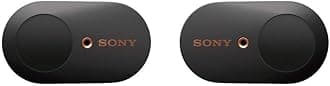 Sony WF-1000XM3 Industry Leading Active Noise Cancellation (TWS) Bluetooth Truly Wireless in Ear Earbuds with Bluetooth 5.0, 32hr Battery Life, Alexa Voice Control with Mic (Black)