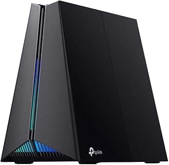 AXE5400 Tri-Band Wi-Fi 6E Gaming Router, prioritizes gaming apps and devices, accelerates by GPN, ultra-fast speed, high-capacity connections, Beamforming technology, robust security