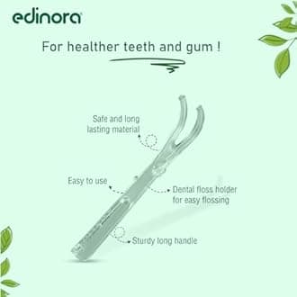 Prime 90g Ayurvedic Toothpaste without SLS Parabens | Dental Floss | Dental Floss Holder | Clove infused Neemwood Soft Toothbrush | Combo Pack