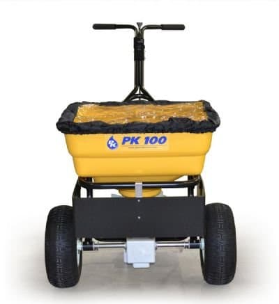 PK Heavy Duty 100 lb. Broadcast Spreader