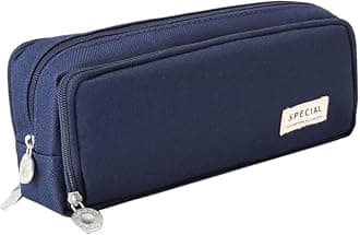 EASTHILL Big Capacity Pencil Case Large Pencil Pouch Stationery Pen Bag for Teen Girls-Green (Special-Blue)