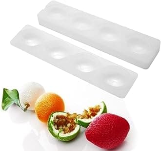 Silicone Mold Baking Pan Non-Stick Baking Pastry Chocolate Cake Dessert DIY Decoration Tools (2PCS Lemon Q_14x3.2x0.23 inch)